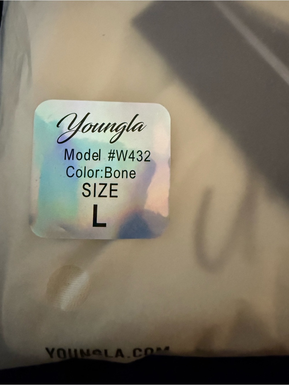 YoungLA Oversized Cream Crewneck Sweatshirt Size Large NWT - Picture 6 of 6